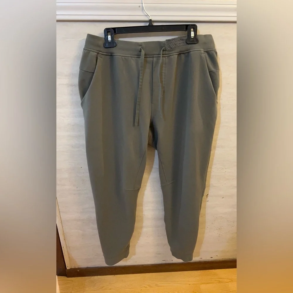 Lululemon City Sweat Jogger Shorter Length Grey Sage